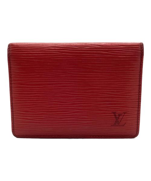 LOUIS VUITTON（ルイ ヴィトン）LOUIS VUITTON (ルイ ヴィトン) ポルト2カルト レッドの古着・服飾アイテム