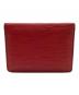 LOUIS VUITTON (ルイ ヴィトン) ポルト2カルト レッド：4000円