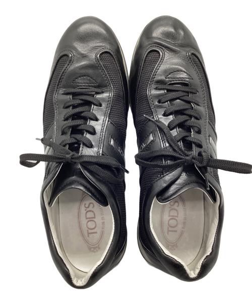 TOD'S（トッズ）TOD'S (トッズ) ローカットスニーカー ブラック サイズ:8の古着・服飾アイテム