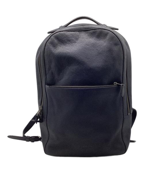 COACH（コーチ）COACH (コーチ) レザーリュック ネイビーの古着・服飾アイテム