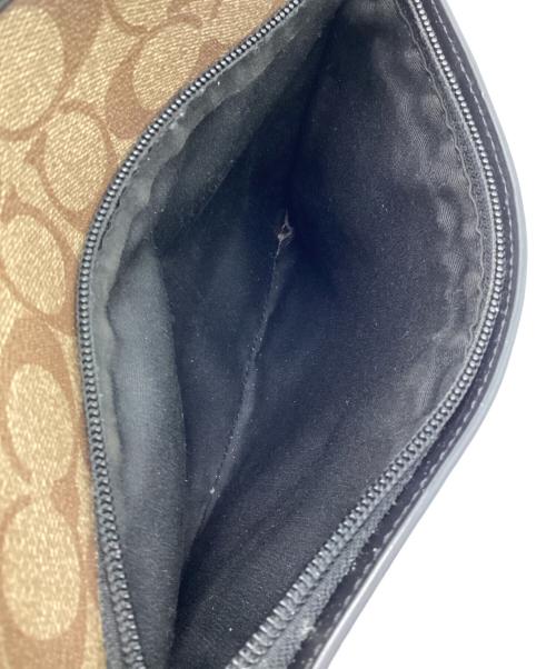 COACH（コーチ）COACH (コーチ) ショルダーバッグ ベージュ×ブラックの古着・服飾アイテム