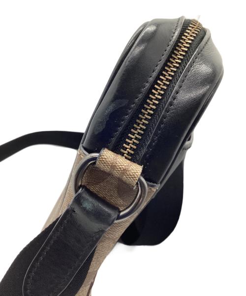 COACH（コーチ）COACH (コーチ) ショルダーバッグ ベージュ×ブラックの古着・服飾アイテム