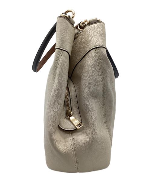 COACH（コーチ）COACH (コーチ) ハンドバッグ アイボリーの古着・服飾アイテム