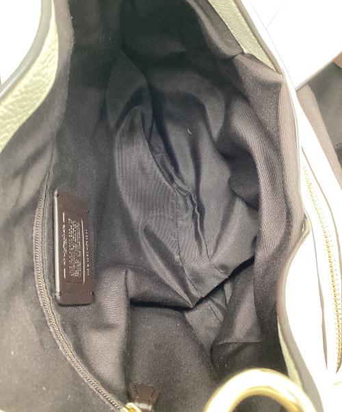 COACH（コーチ）COACH (コーチ) ハンドバッグ アイボリーの古着・服飾アイテム