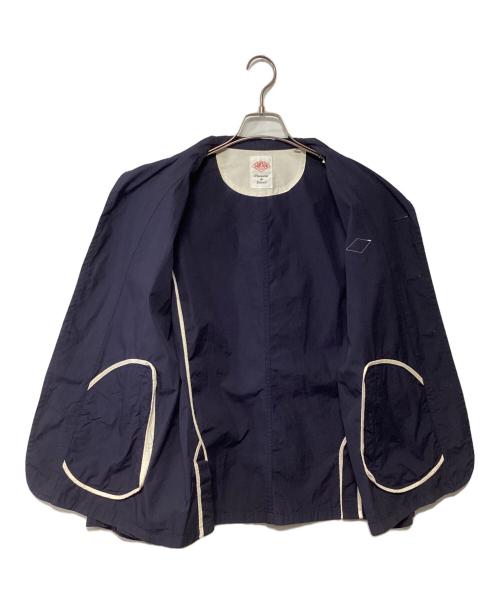 DANTON（ダントン）DANTON (ダントン) 丸襟ブルゾン ネイビー サイズ:40の古着・服飾アイテム