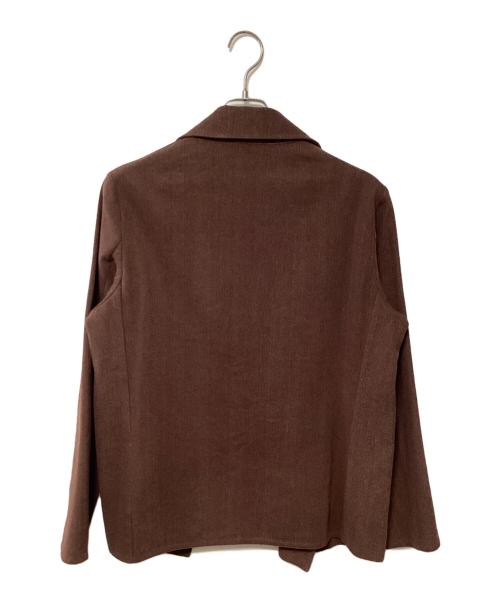 DUSAN Black（ドゥシャン ブラック）DUSAN Black (ドゥシャン ブラック) トッパージャケット ブラウン サイズ:Mの古着・服飾アイテム
