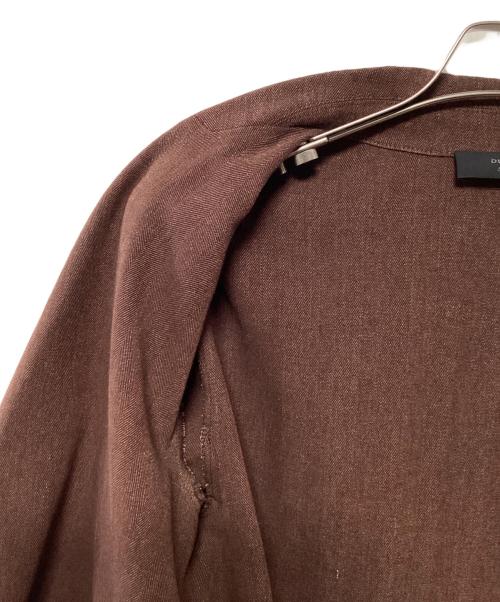 DUSAN Black（ドゥシャン ブラック）DUSAN Black (ドゥシャン ブラック) トッパージャケット ブラウン サイズ:Mの古着・服飾アイテム