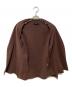 中古・古着 DUSAN Black (ドゥシャン ブラック) トッパージャケット ブラウン サイズ:M：6000円