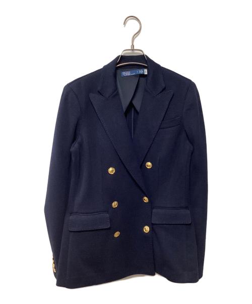 POLO RALPH LAUREN（ポロ・ラルフローレン）POLO RALPH LAUREN (ポロ・ラルフローレン) 金釦ダブルブレスト紺ブレザーの古着・服飾アイテム