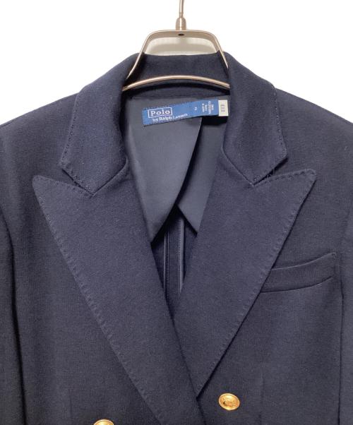 POLO RALPH LAUREN（ポロ・ラルフローレン）POLO RALPH LAUREN (ポロ・ラルフローレン) 金釦ダブルブレスト紺ブレザーの古着・服飾アイテム