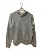 stussyステューシー）の古着「ハーフジップパーカー」｜グレー