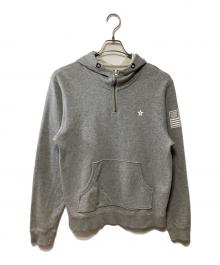 stussy（ステューシー）の古着「ハーフジップパーカー」｜グレー