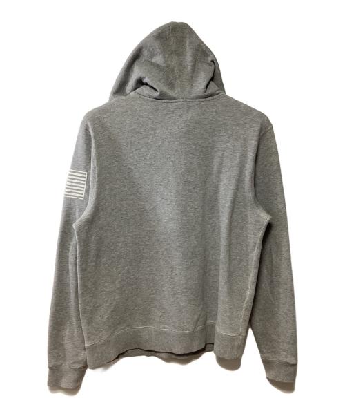 stussy（ステューシー）stussy (ステューシー) ハーフジップパーカー グレー サイズ:Mの古着・服飾アイテム