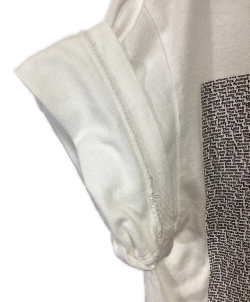 N.HOOLYWOOD（エヌ ハリウッド）N.HOOLYWOOD (エヌ ハリウッド) 半袖Tシャツ ホワイト サイズ:36の古着・服飾アイテム