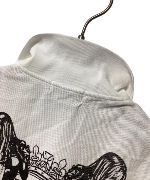 Hysteric Glamour（ヒステリックグラマー）Hysteric Glamour (ヒステリックグラマー) ポロシャツ ホワイト サイズ:Sの古着・服飾アイテム