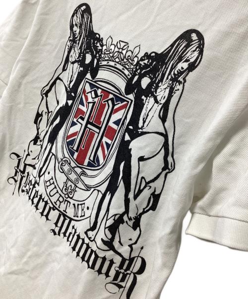 Hysteric Glamour（ヒステリックグラマー）Hysteric Glamour (ヒステリックグラマー) ポロシャツ ホワイト サイズ:Sの古着・服飾アイテム