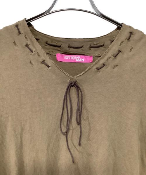 COMME des GARCONS JUNYA WATANABE MAN（コム デ ギャルソン ジュンヤ ワタナベ マン）COMME des GARCONS JUNYA WATANABE MAN (コム デ ギャルソン ジュンヤ ワタナベ マン) 半袖Tシャツ ブラウン サイズ:記載なしの古着・服飾アイテム