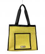 Dance with Dragonダンスウィズドラゴン）の古着「トートバッグ」｜イエロー×ブラック