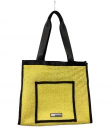 Dance with Dragon（ダンスウィズドラゴン）の古着「トートバッグ」｜イエロー×ブラック