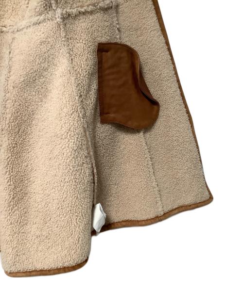 DOLCE & GABBANA（ドルチェ＆ガッバーナ）DOLCE & GABBANA (ドルチェ＆ガッバーナ) ムートンコート ブラウン×ベージュ サイズ:120-131cmの古着・服飾アイテム