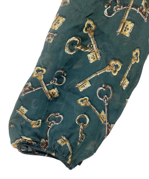 DOLCE & GABBANA（ドルチェ＆ガッバーナ）DOLCE & GABBANA (ドルチェ＆ガッバーナ) 長袖ブラウス グリーン サイズ:113-119cmの古着・服飾アイテム