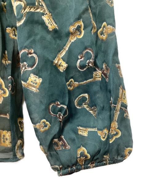 DOLCE & GABBANA（ドルチェ＆ガッバーナ）DOLCE & GABBANA (ドルチェ＆ガッバーナ) 長袖ブラウス グリーン サイズ:113-119cmの古着・服飾アイテム
