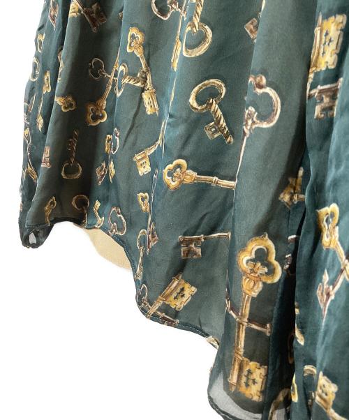 DOLCE & GABBANA（ドルチェ＆ガッバーナ）DOLCE & GABBANA (ドルチェ＆ガッバーナ) 長袖ブラウス グリーン サイズ:113-119cmの古着・服飾アイテム
