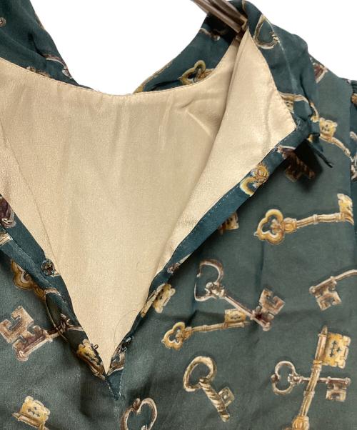 DOLCE & GABBANA（ドルチェ＆ガッバーナ）DOLCE & GABBANA (ドルチェ＆ガッバーナ) 長袖ブラウス グリーン サイズ:113-119cmの古着・服飾アイテム
