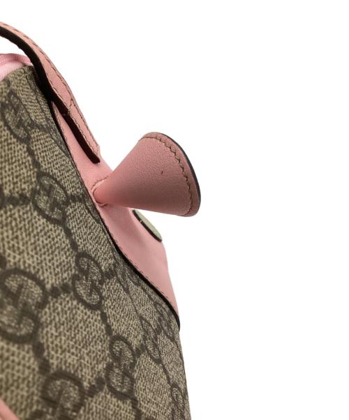 GUCCI（グッチ）GUCCI (グッチ) ミニハンドバッグ ベージュ×ピンクの古着・服飾アイテム