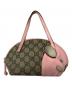 GUCCI（グッチ）の古着「ミニハンドバッグ」｜ベージュ×ピンク