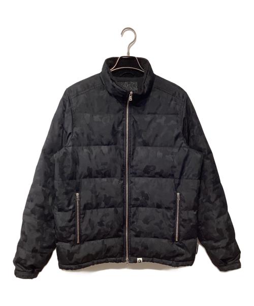 A BATHING APE（アベイシングエイプ）A BATHING APE (アベイシングエイプ) ダウンジャケット ブラック サイズ:Lの古着・服飾アイテム
