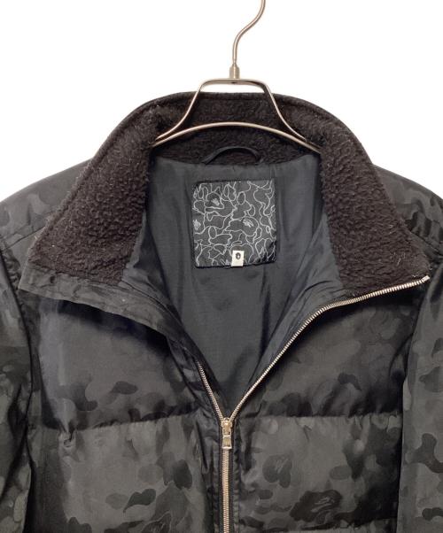 A BATHING APE（アベイシングエイプ）A BATHING APE (アベイシングエイプ) ダウンジャケット ブラック サイズ:Lの古着・服飾アイテム