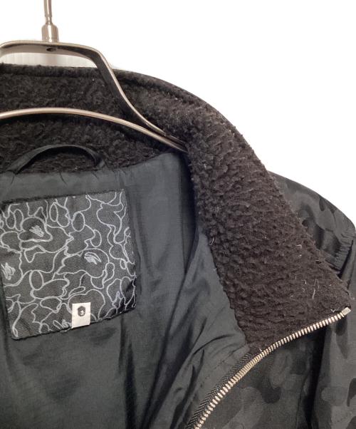 A BATHING APE（アベイシングエイプ）A BATHING APE (アベイシングエイプ) ダウンジャケット ブラック サイズ:Lの古着・服飾アイテム