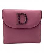 Christian Diorクリスチャン ディオール）の古着「2つ折り財布」｜ピンク