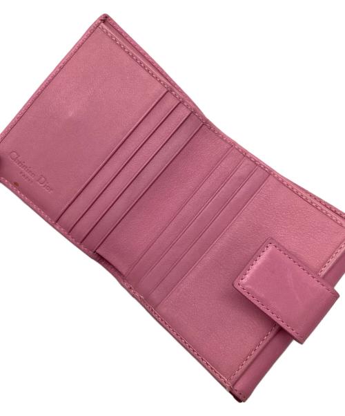 Christian Dior（クリスチャン ディオール）Christian Dior (クリスチャン ディオール) 2つ折り財布 ピンクの古着・服飾アイテム