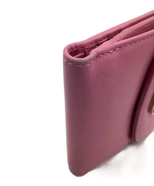 Christian Dior（クリスチャン ディオール）Christian Dior (クリスチャン ディオール) 2つ折り財布 ピンクの古着・服飾アイテム