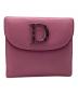 Christian Dior（クリスチャン ディオール）の古着「2つ折り財布」｜ピンク