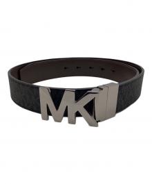 MICHAEL KORS（マイケル・コース）の古着「MKロゴベルト」｜ブラック