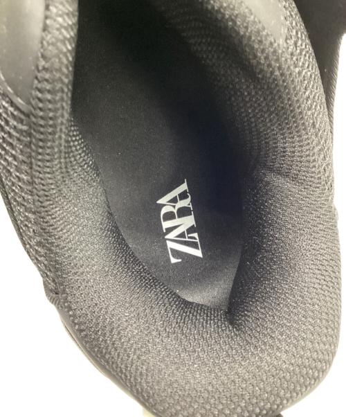 ZARA（ザラ）ZARA (ザラ) スケートロープスニーカー ブラック サイズ:27.5の古着・服飾アイテム