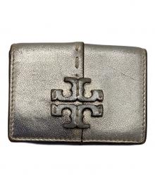 TORY BURCH（トリーバーチ）の古着「3つ折り財布」｜シルバーカラー