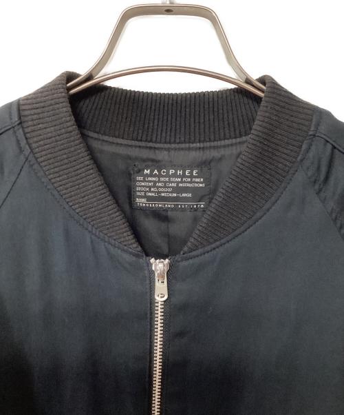 MACPHEE（マカフィー）MACPHEE (マカフィー) ブルゾン ブラック サイズ:36の古着・服飾アイテム