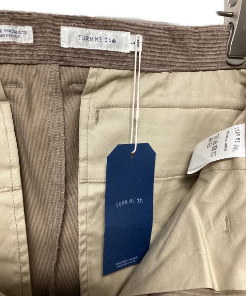 TURN ME ON（ターンミーオン）TURN ME ON (ターンミーオン) コーデュロイパンツ ブラウン サイズ:Lの古着・服飾アイテム
