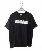 SUPREMEシュプリーム）の古着「プリントTシャツ」｜ブラック×ホワイト