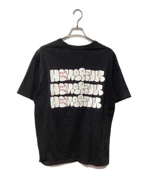 SUPREME（シュプリーム）SUPREME (シュプリーム) プリントTシャツ ブラック×ホワイト サイズ:Lの古着・服飾アイテム