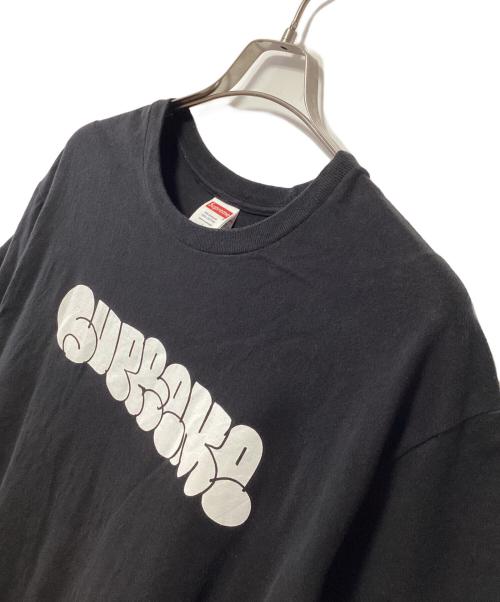 SUPREME（シュプリーム）SUPREME (シュプリーム) プリントTシャツ ブラック×ホワイト サイズ:Lの古着・服飾アイテム