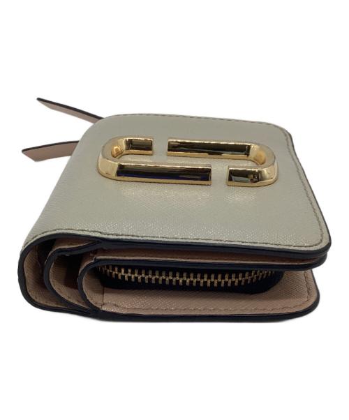 MARC JACOBS（マークジェイコブス）MARC JACOBS (マークジェイコブス) 2つ折り財布 ホワイト×ピンクの古着・服飾アイテム