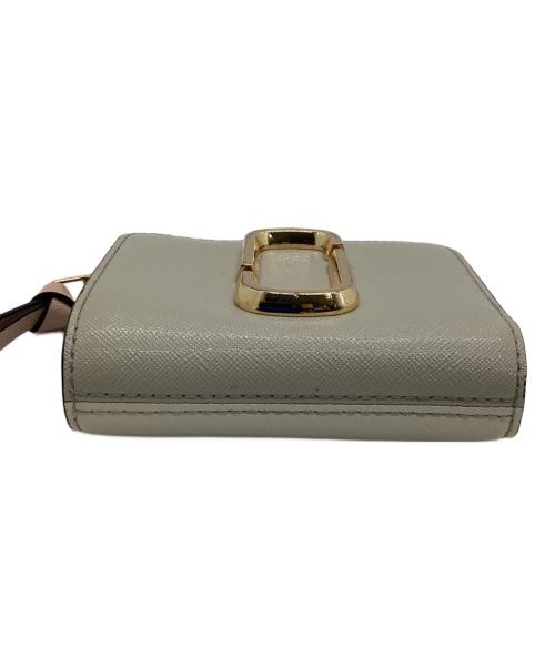 MARC JACOBS（マークジェイコブス）MARC JACOBS (マークジェイコブス) 2つ折り財布 ホワイト×ピンクの古着・服飾アイテム