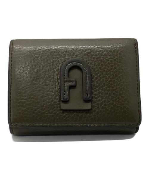 FURLA（フルラ）FURLA (フルラ) 3つ折り財布 カーキの古着・服飾アイテム