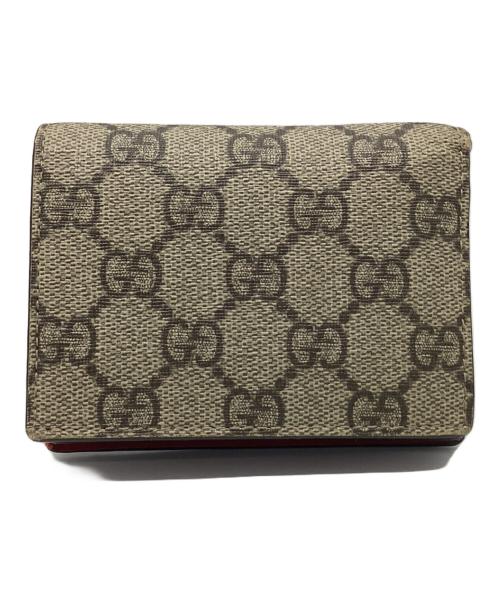 GUCCI（グッチ）GUCCI (グッチ) チェリーコンパクトウォレット レッドの古着・服飾アイテム