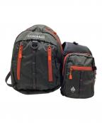 mont-bellモンベル）の古着「ショルダーバッグ」｜カーキ×オレンジ